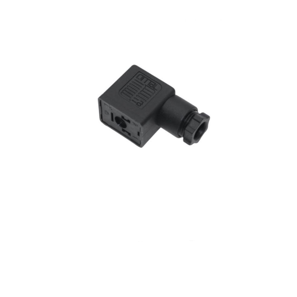 VBN-029-00 MENCOM SOLENOID VALVE CONNECTOR FORM B DIN 2+G PG9 CG FW 250VAC (BK)